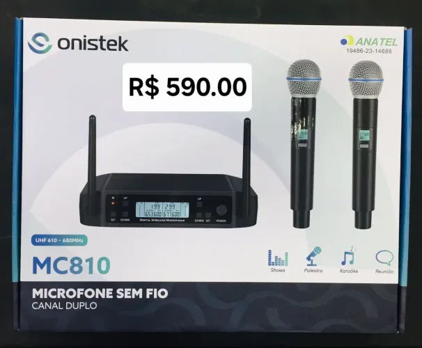 Microfones sem fios