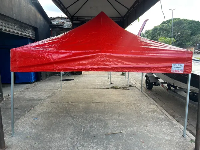 Tenda 3x3 lona pvc anti chamas 