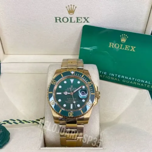 Rolex Submariner Visor Verde linha Premium AAA+ Suíço