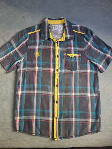 Camisa Infantil Tigor T. Tigre Xadrez