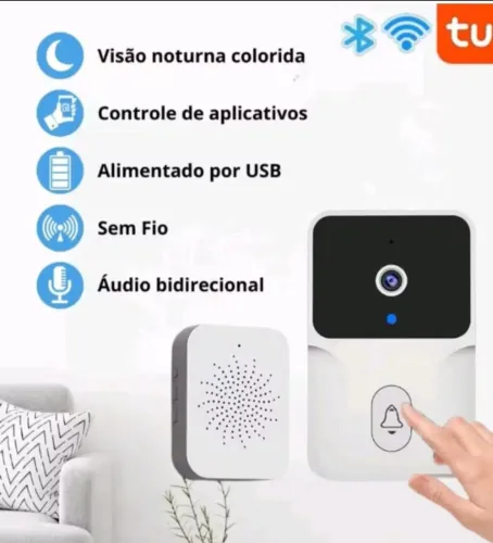 Campainha com câmera de Seguranças