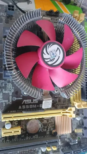 placa mae asus a55bm-e com processador cooler espelho memoria