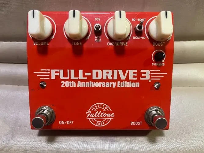 Pedal Fulltone Full-Drive 3 - Versão Custom Shop - Edição Aniversário de 20 anos!! Raro!!!