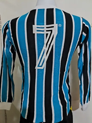 Camisa de Grêmio Retrô Tricolor 1983 manga longa