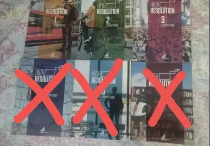 Livro High Resolution 1, 2 e 3 Cultura Inglesa USADO