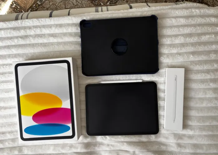 Ipad 11 A16 com Apple pencil Capa e caixas