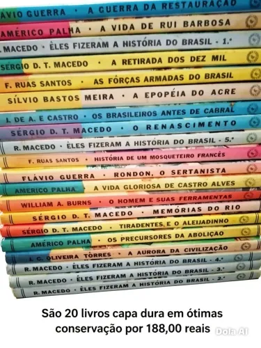 CONTANDO HISTÓRIA DO BRASIL EM 20V CAPA DURA