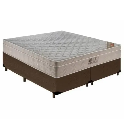 CAMA BIPARTIDA CORINO ALTO NÍVEL + COLCHÃO SPRINGPOCKET ORTOBOM