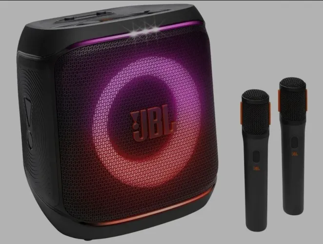 Partybox encore 2 com 2 microfones