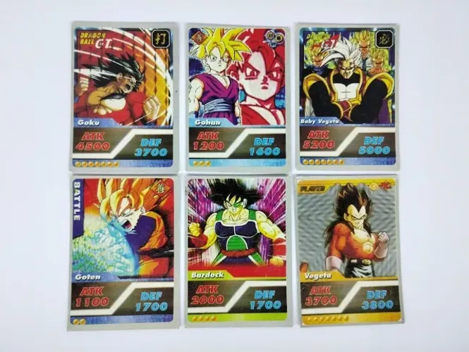 Kit 6 cards dragon ball 2010