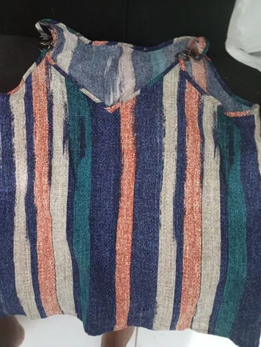 Blusa listrada elegante