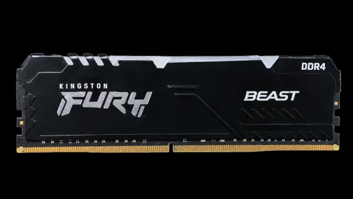 Memória RAM Kingston FURY Beast RGB 32GB (1x 32GB) DDR4 3200MHz, modelo KF432C16BBA/32