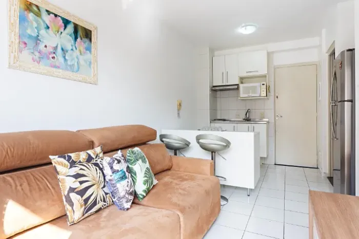 Apartamento 1 quarto mobiliado no Brás | Ao lado do Metrô Pedro II