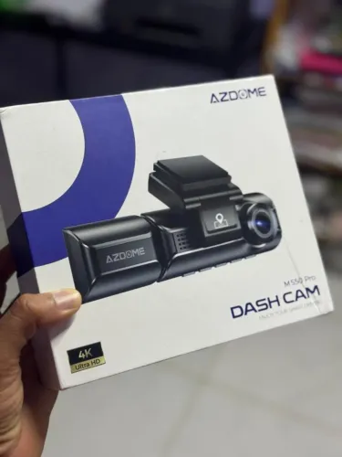 Dash Cam Câmera Veícular AZ Dome M55 Pro 3 Canais GPS 4K UltraHD