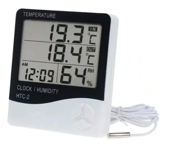 Termo Higrômetro Digital Tomate PD-005 LCD Mede Temperatura e Umidade