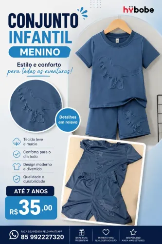 Conjunto infantil masculino 