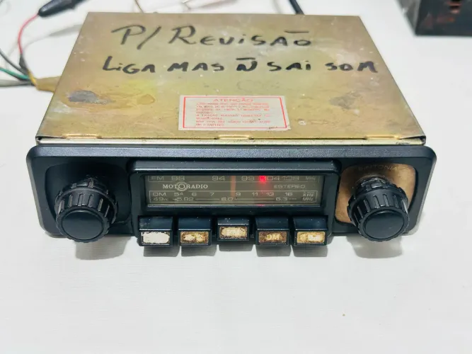 Antigo Motoradio Am Fm Para Revisão veículos antigos ler descrição