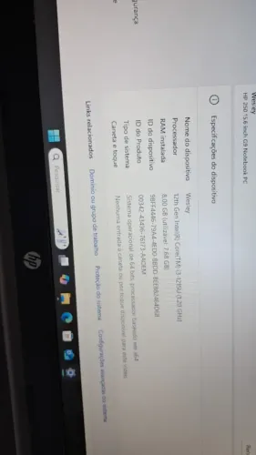 Notebook hp intel core i3 64 bits 