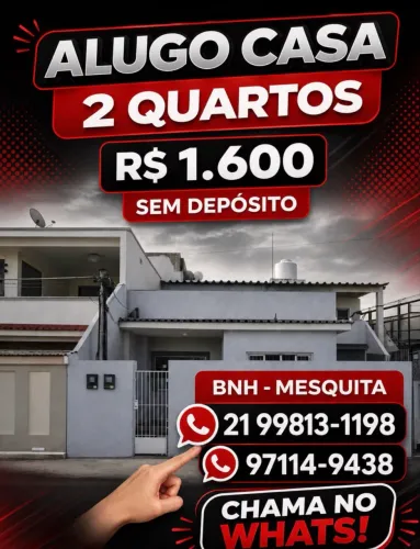 Casa 2 QUARTOS BNH MESQUITA 