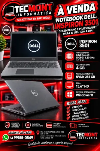 Notebook ultra fino todo extra Dell