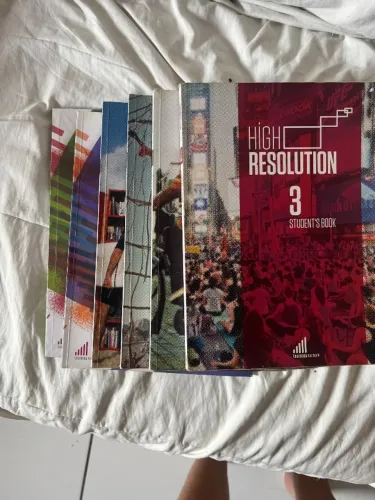 kit livro de inglês mind flow e high resolution