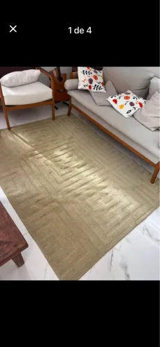 Tapete marrom 2,00x1,50