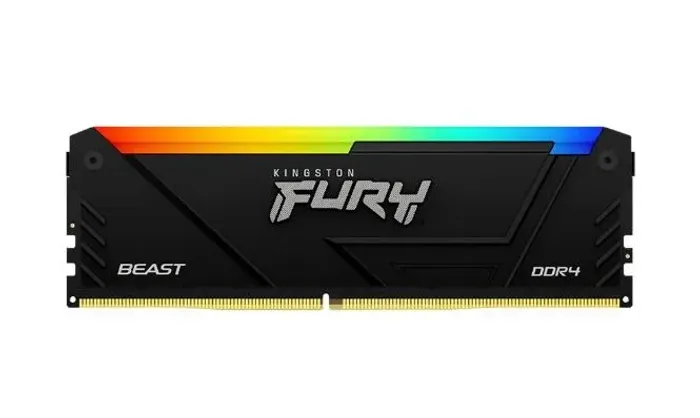 MEMORIA RAM KINGSTON FURY BEAST KF432C16BB2A/8 RGB DDR4 8GB 3200 MHZ DIMM