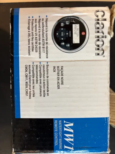 Controle som clarion mw1