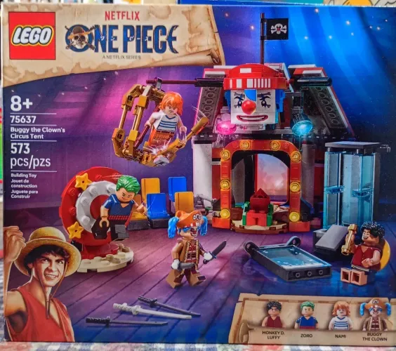 Lego One Piece Netflix Tenda de Circo de Buggy o Palhaço