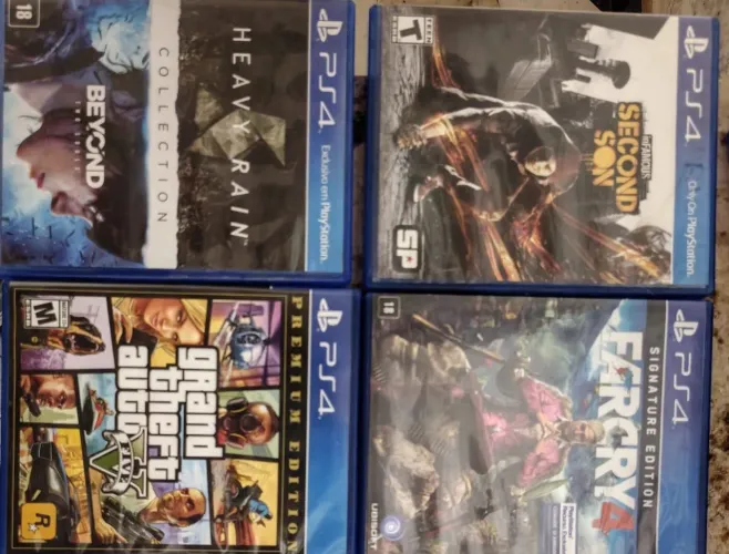 Lote de jogos ps4 usados