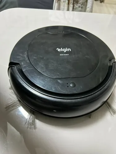 Aspirador de Pó Robô Evo Robot 3 em 1 Elgin Varre, Aspira, Preto Bivolt
