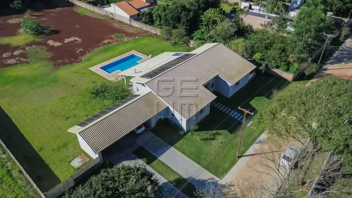 Chácara condomínio Bratislava 4800m2 de terreno - 4 suítes, gourmet e piscina, Cambé, PR