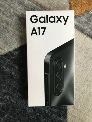 Galaxy A17 256gb preto LACRADO com NOTA FISCAL e 1 ano de GARANTIA 