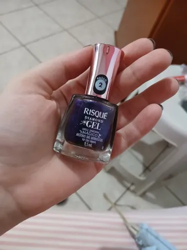 top coat mistério das borboletas diamond gel