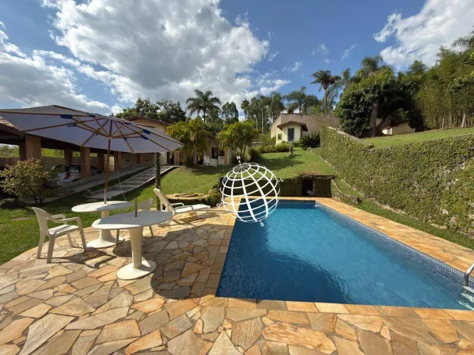 Chácara com 3 dormitórios à venda, 2000 m² por R$ 1.490.000,00 - Condominio Estância dos L