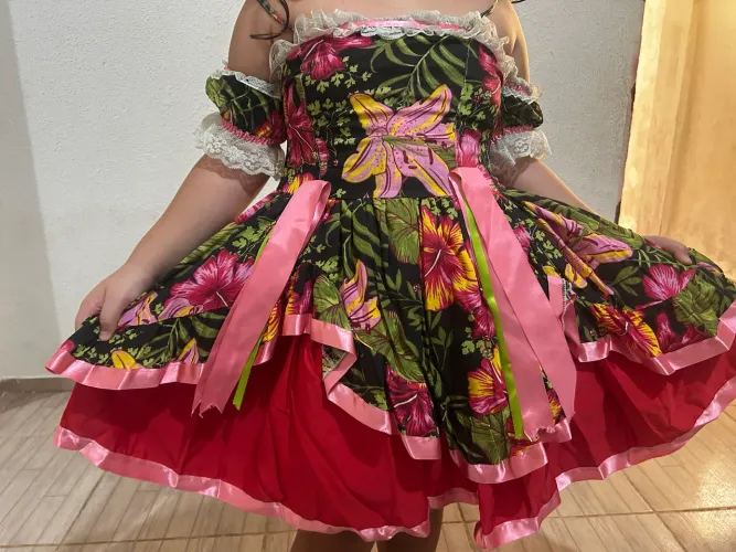 Vestido junino TAM 18 anos