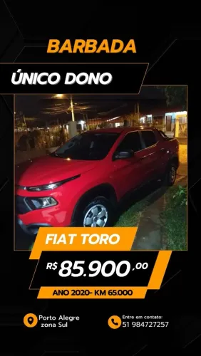 Fiat Toro Endurance 1.8 16V Flex Mec. 2020