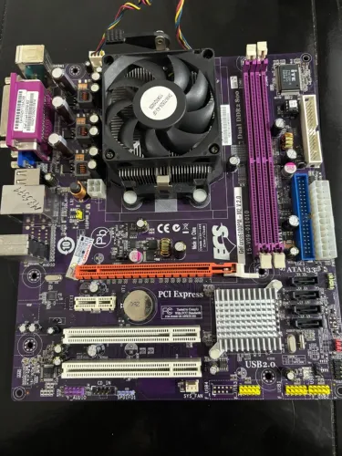 Placa-mãe ECS GeForce6100PM-M2 V2.0 + Cooler