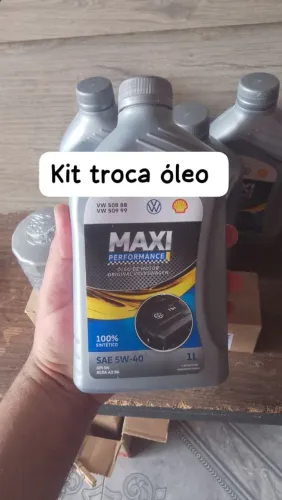 5w30 100% sintético+filtros óleo e combustível 