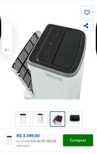 Ar-condicionado Portátil Electrolux