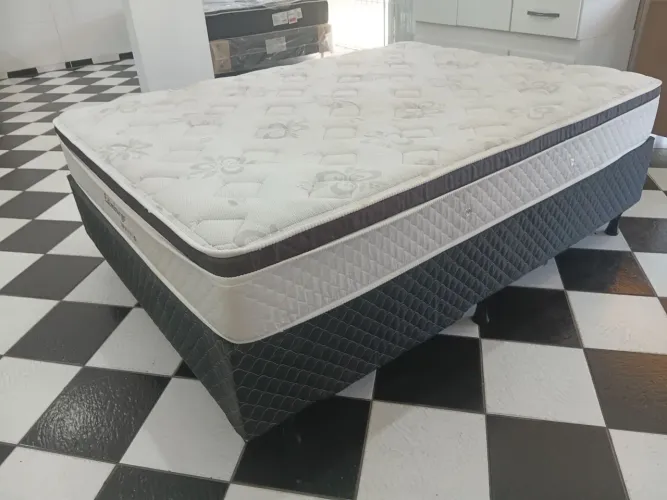 Cama box casal pra hj