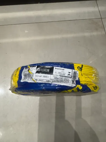 Rolo de fio 2.5mm amarelo cobrecom não aceito ofertas 
