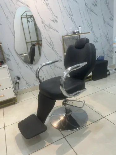 Cadeira de barbeiro reclinável barbearia