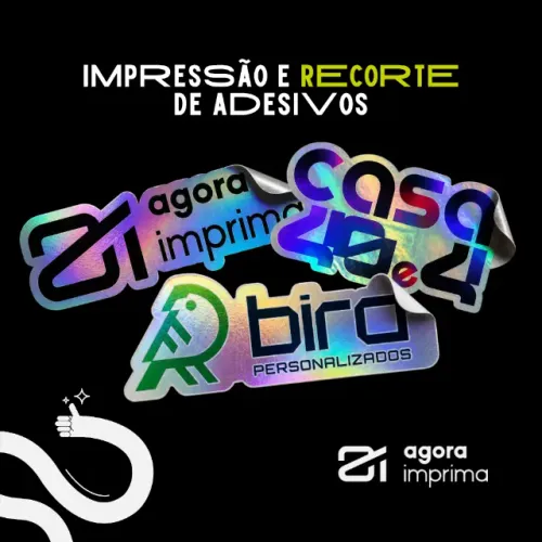 IMPRESSÃO E RECORTE DE ADESIVOS