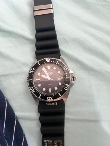 relógio orient solartech diver mbss1471 (2 pulseiras) garantia até 11/02/2027