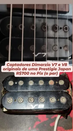 CAPTADORES DIMARZIO V7 E V8 ORIGINAIS