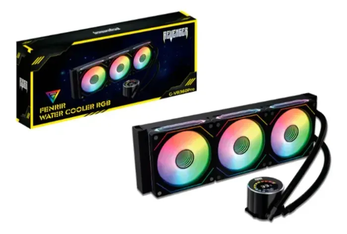 Water Cooler Revenger Fenrir G-vr360pro 360mm Rgb C/ Display