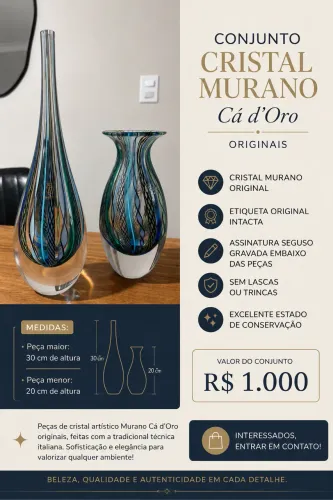 Cristal Murano Cadoro
