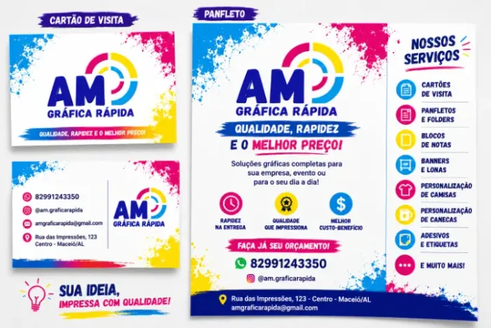 Cartão de Visita /  Panfleto 