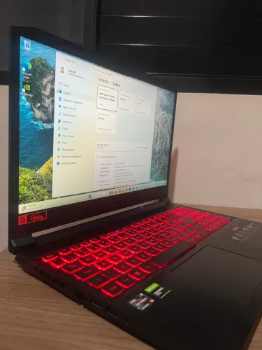 Acer Nitro 5 Gamer | Ryzen 5 5600H | GTX 1650 4GB | SSD 500GB | Full HD 144Hz